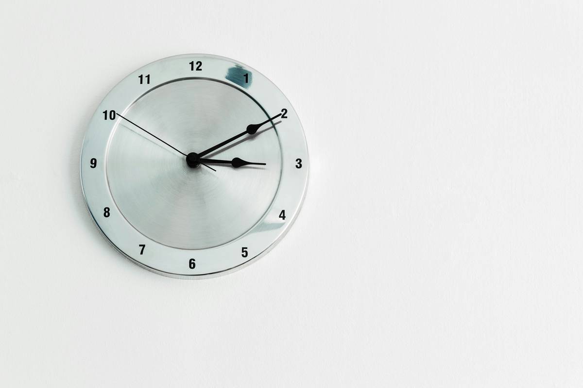 Side-by-side comparison showing a cluttered room with a mismatched clock vs. a cohesive space with a decoratively styled smart clock